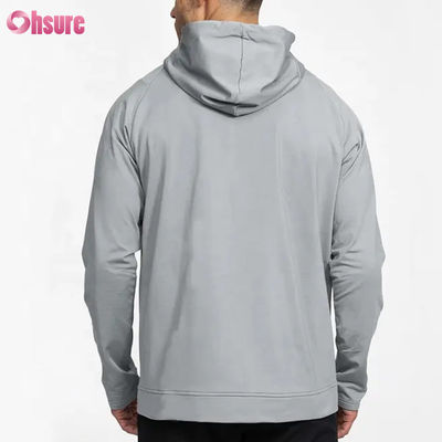 Moletom com capuz pullover personalizado por atacado com estampa puff para homens, ajuste atlético, moletom cruzado para o inverno