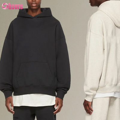 Moletons Oversize Hoodies Casuais Pulôveres Tracksuit Homens Hoodies Manga Longa Gola Redonda Tecido de Jersey de Algodão Casaco de Inverno para Homens