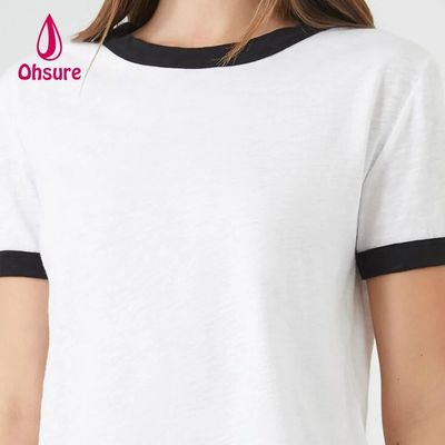 Camiseta esportiva de tecido refrescante com xilitol, ginástica, corrida, manga curta, secagem rápida, camiseta feminina