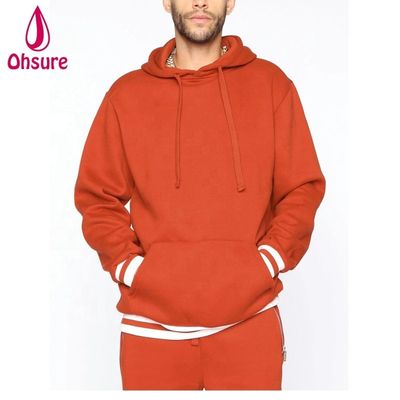 Venda Quente 100% de algodão lavado em ácido de tamanho extra personalizado logotipo privado Box Fit Hoodie para homens