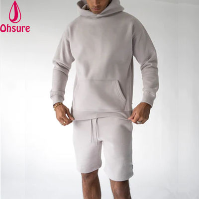 Moletom Casual Pesado Moletom com Capuz de Fleece de Alta Qualidade Camisolas Básicas de Cor Sólida para Homens