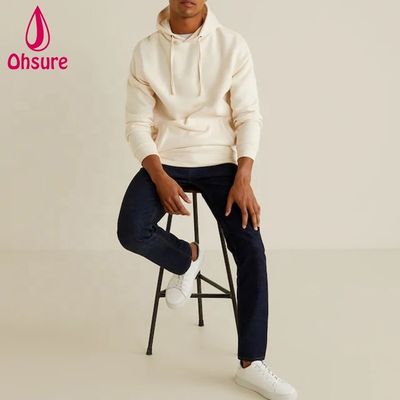 Eco-friendly Hoodie Homem de algodão de alta qualidade Hoodies Casual Pulôver Esporte Ginásio Traje simples Homem Hoodies