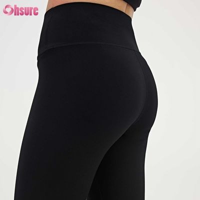 Vestuário Quatro Agulhas Seis Filamentos Compressão Fitness Mulheres Calças de Quadril Alta cintura Slim Full 1 Piece Vestuário Desportivo Calças de Yoga Skinny