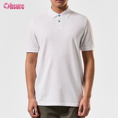 Camisas Polo Masculinas Personalizadas 100% Algodão com Estampa Personalizada Oversize Heavyweight T-shirt Lisa