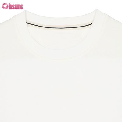 Grande 180-300GSM T-shirt pesado em branco 100% de algodão personalizado T-shirts personalizados para homens