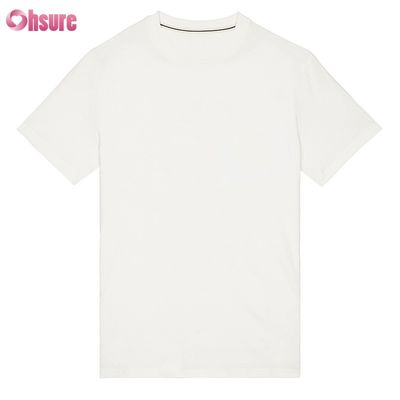 Grande 180-300GSM T-shirt pesado em branco 100% de algodão personalizado T-shirts personalizados para homens