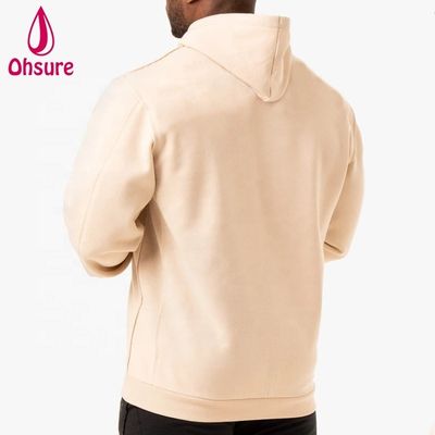 Atacado Desporto Usar Hoodies Atlético Homens Custom Fitness Pullover Sweatshirts respirável Ginásio Oversized Fleece Hoodie Impresso