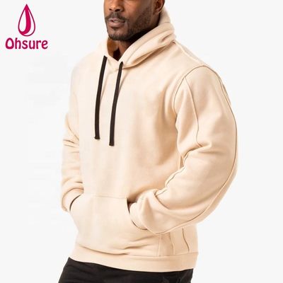 Atacado Desporto Usar Hoodies Atlético Homens Custom Fitness Pullover Sweatshirts respirável Ginásio Oversized Fleece Hoodie Impresso
