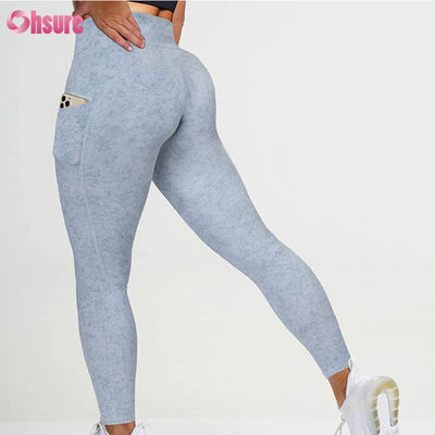 Leggings de ioga com cintura em V para mulheres, treino, levantamento de bumbum, calças de ioga, esportes, fitness, leggings de ioga com bolso