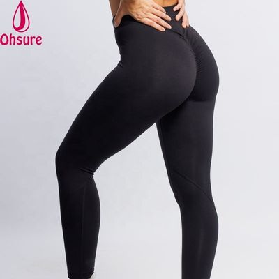 Hot Push Up Elastic Casual Treinamento Fitness Sexy Scrunch Butt Leggings Mulheres