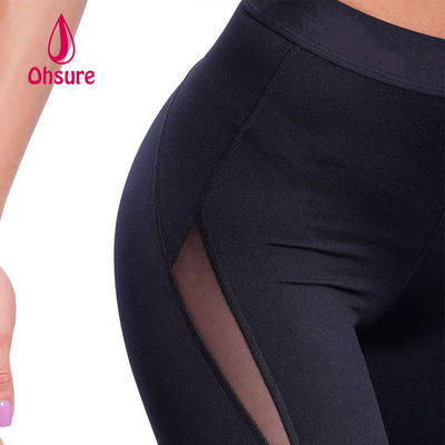 Estilo de Moda Rede Respiratória Feminino Calças de Quadrilha Calças de Yoga Fitness Calças de ginástica Roupas de treino Calças de Quadrilha