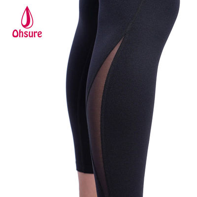 Estilo de Moda Rede Respiratória Feminino Calças de Quadrilha Calças de Yoga Fitness Calças de ginástica Roupas de treino Calças de Quadrilha