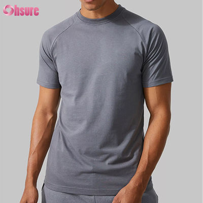 Camiseta Esportiva de Manga Curta para Academia, Camiseta Fitness, Treinador, Corrida, Masculina, Respirável, Roupa Esportiva