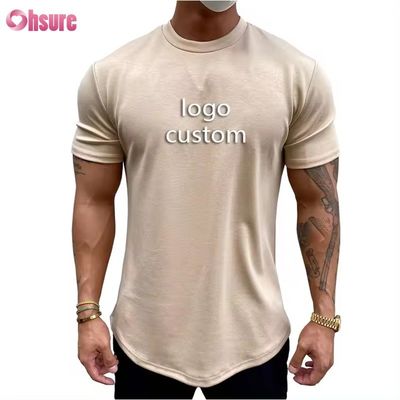 Roupas de Ginástica Manga Curta Sportswear Últimos Designs de Camisetas para Homens Camisetas Estampadas