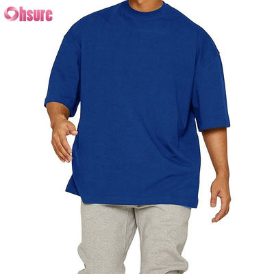 Atacado Logotipo personalizado Impressão Camisa de ginástica barata Homens Fitness Gym Secagem rápida Camisa em branco Forro de homens