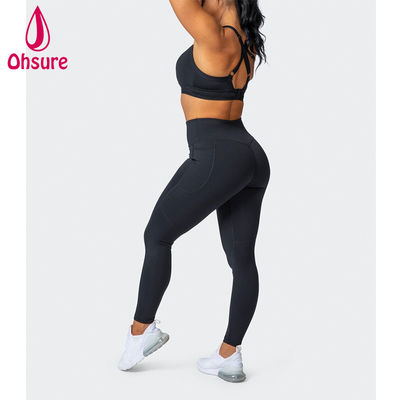 Calças de ioga de cintura alta, roupa de fitness, vestuário desportivo feminino, calças de compressão para treino, leggings de fitness femininas