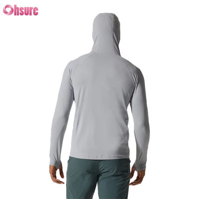 Camiseta Esportiva Masculina Personalizada Manga Longa Academia Corrida Ajuste Justo Absorção de Suor Top