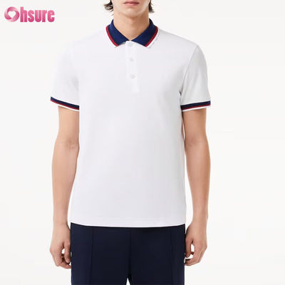Raglan Premium Masculina para Camisa Polo, Corte Regular, Estilo Esportivo com Gola Dupla Contrastante, Malha
