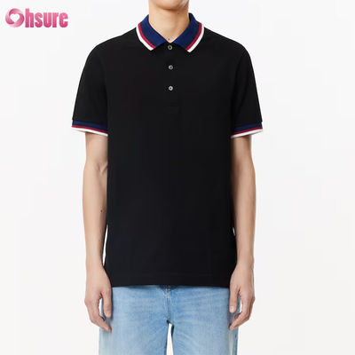 Raglan Premium Masculina para Camisa Polo, Corte Regular, Estilo Esportivo com Gola Dupla Contrastante, Malha