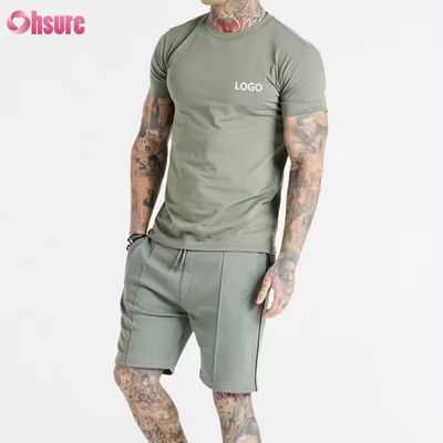 5 Spandex Sports Men T Shirt on Mens T Shirt Vintage Plain Casual Running Custom High Quality 95 Cotton Fitted Gym Impressão de logotipo