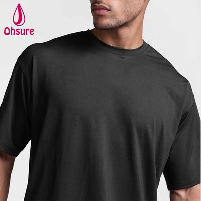 Nova Chegada Impressão Personalizada Maior Tamanho Homem T-Shirt Desporto Caído Suor Leve Wicking Suéter Estilizado Gym Singlet