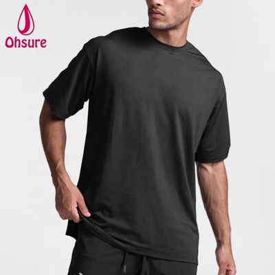 Nova Chegada Impressão Personalizada Maior Tamanho Homem T-Shirt Desporto Caído Suor Leve Wicking Suéter Estilizado Gym Singlet