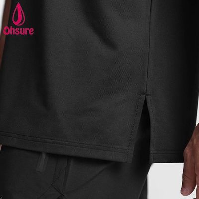 Nova Chegada Impressão Personalizada Maior Tamanho Homem T-Shirt Desporto Caído Suor Leve Wicking Suéter Estilizado Gym Singlet