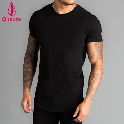 Designs Mens Sports T-shirts Wholesale Custom New Athletic Short Sleeve Gym Running Blank Casual Print Pattern Tricoteado T-shirts em branco