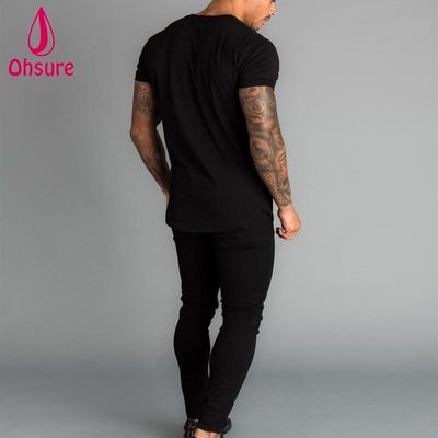 Designs Mens Sports T-shirts Wholesale Custom New Athletic Short Sleeve Gym Running Blank Casual Print Pattern Tricoteado T-shirts em branco