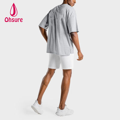 Camiseta personalizada masculina, roupa casual, camisetas masculinas, camisetas de algodão, camisetas estampadas de verão 2022, gola O, lisas, de malha, 50-100 peças