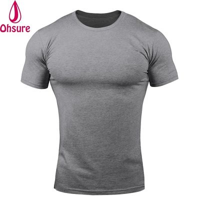 Camisa de ginástica Esporte Homens Fitness Correr camiseta Homem Seco-fit Curta Manga Treinamento Camiseta Homens