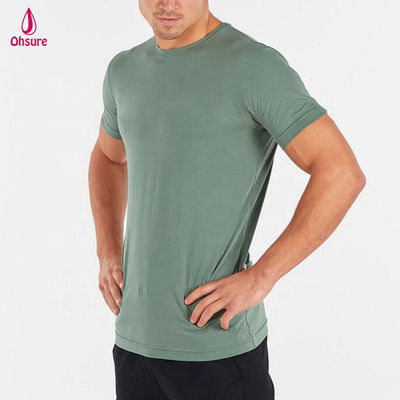 Camiseta Esportiva Masculina em Promoção 95% Algodão 5% Elastano Treino Camiseta Topo Estilo de Vida Masculino Manga Curta Ginásio Tee