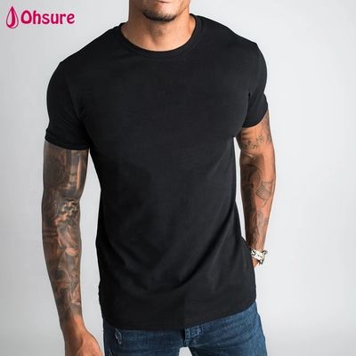 Novas roupas esportivas masculinas Casual Fitness Gym Wear Plain T-Shirt Bamboo Fit Gym Shirt Custom Sport T-Shirt