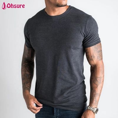 Novas roupas esportivas masculinas Casual Fitness Gym Wear Plain T-Shirt Bamboo Fit Gym Shirt Custom Sport T-Shirt