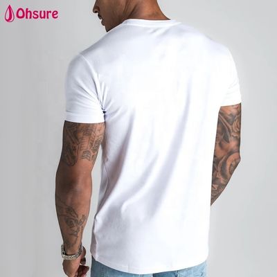 Novas roupas esportivas masculinas Casual Fitness Gym Wear Plain T-Shirt Bamboo Fit Gym Shirt Custom Sport T-Shirt