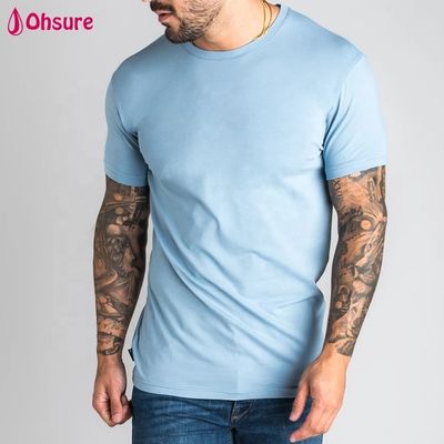 Novas roupas esportivas masculinas Casual Fitness Gym Wear Plain T-Shirt Bamboo Fit Gym Shirt Custom Sport T-Shirt