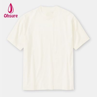 Camiseta masculina de alta qualidade de Verão de manga curta de seda fria reciclada de algodão original personalizada camisetas esportivas de grande porte