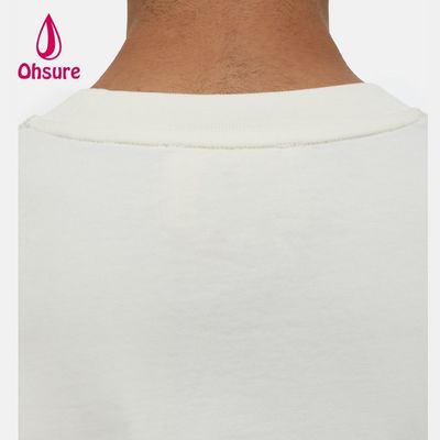Camiseta masculina de alta qualidade de Verão de manga curta de seda fria reciclada de algodão original personalizada camisetas esportivas de grande porte