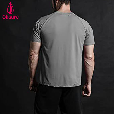 Camisa de pesca de nylon Spandex Camisa desportiva de musculação Top de corrida roupa de ginástica Camisa UPF 50 t Camisa