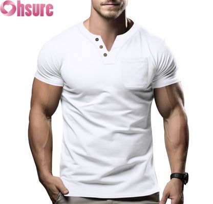 Camisa de pesca de nylon Spandex Camisa desportiva de musculação Top de corrida roupa de ginástica Camisa UPF 50 t Camisa