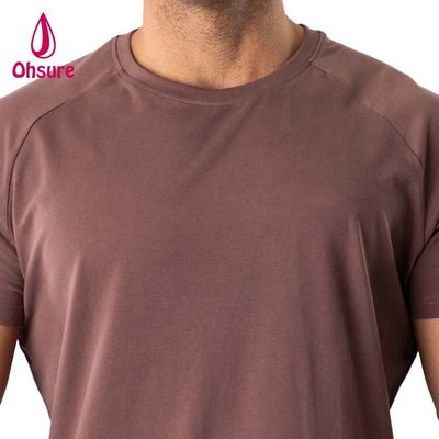 Camiseta Muscle Fit para Homens Running Sport Top Gym Man Algodão Spandex T Shirt