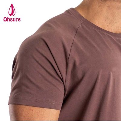 Camiseta Muscle Fit para Homens Running Sport Top Gym Man Algodão Spandex T Shirt