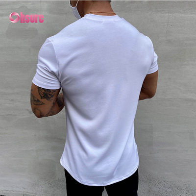 Personalize Moda Esportiva Masculina Academia Bolsa Esportiva Folgada Roupas Esportivas Atacado Camisetas de Ginástica Casuais Estampadas para Homens