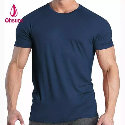 Xylitol Tecido de refrigeração T-shirt desportivo ginásio correndo manga curta T-shirt rápido seco