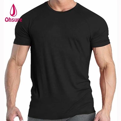 Xylitol Tecido de refrigeração T-shirt desportivo ginásio correndo manga curta T-shirt rápido seco