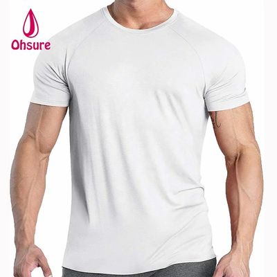 Xylitol Tecido de refrigeração T-shirt desportivo ginásio correndo manga curta T-shirt rápido seco