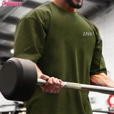 Camiseta esportiva masculina personalizada por atacado, manga curta, secagem rápida, fitness, roupa esportiva, camisetas esportivas atléticas masculinas