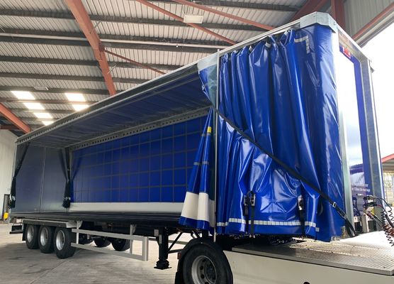 Litong Portagem de Alta Qualidade Rainproof Pvc Tarpaulin Truck Cover Truck Side Curtain para Trailer