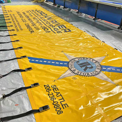Logotipo Litong Heavy Duty Impressão de cortina lateral de lona de PVC para caminhão