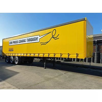 Logotipo Litong Heavy Duty Impressão de cortina lateral de lona de PVC para caminhão
